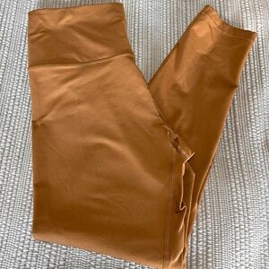 Aerie Women's Size L The Hugger Tan Leggings